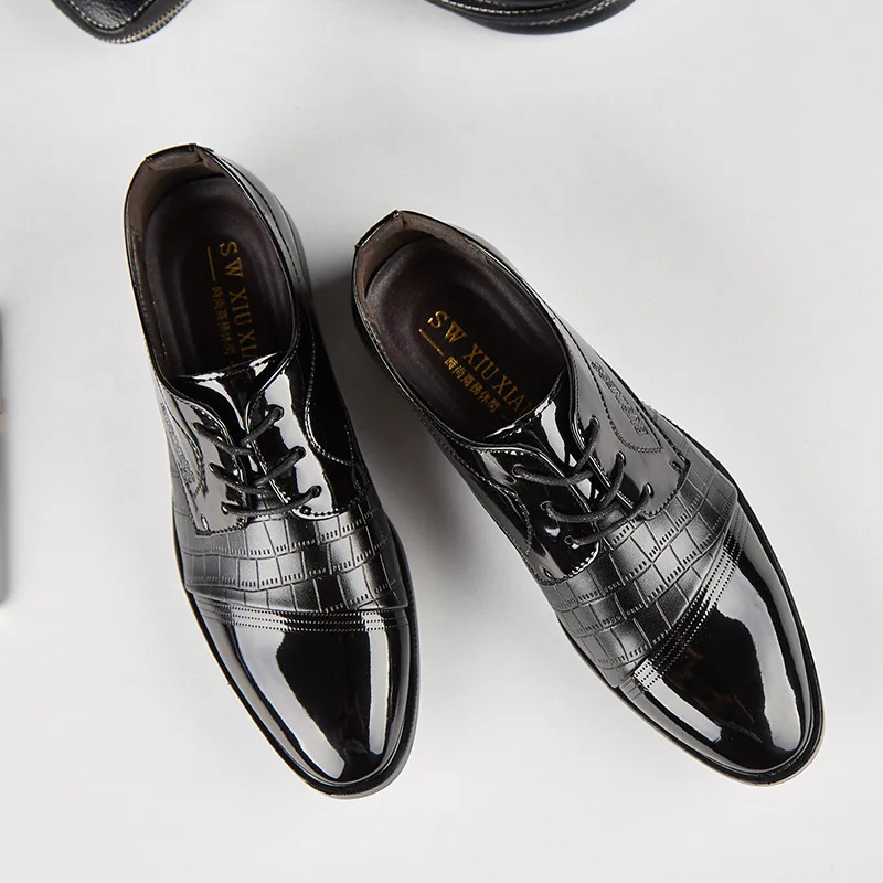 

New Men Shoes Cowhide Leather Shoes Men Comfortable Low-top British Style Casual Single Shoes Formal Shoes for Men Wedding Shoes