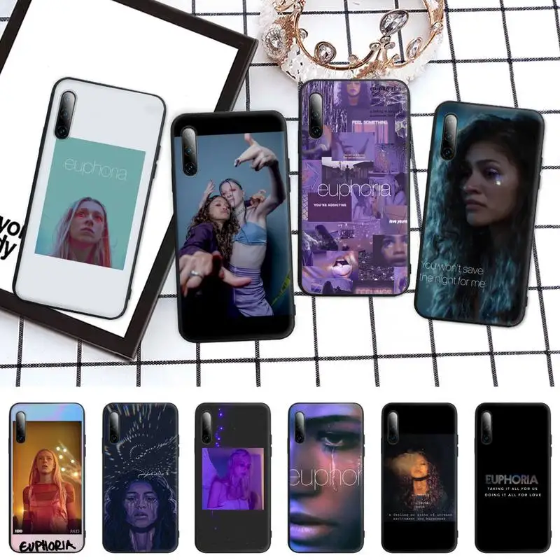 

American TV Series Euphoria Phone Case For Honor 30 7A Pro 10 20 Lite 7C 8 8A 8X 9X 10I 20I 20S Silicone Cover