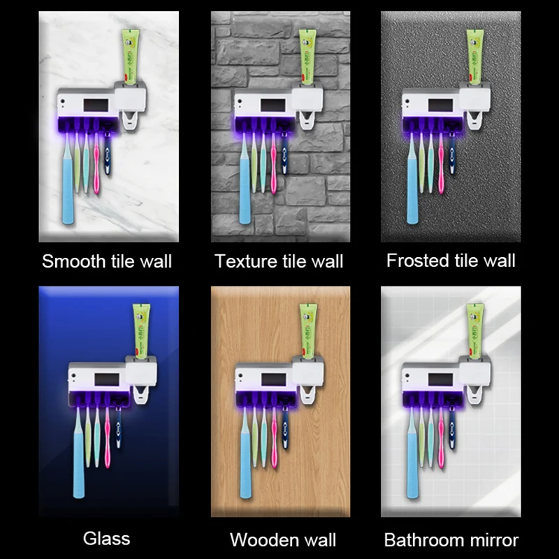 ONEUP УФ держатель для зубной щетки стерилизатор солнечной энергии Автоматический