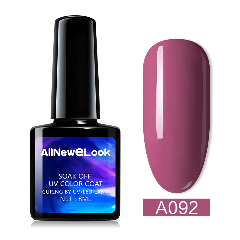 092 Allnewelook Цвет гель светодиодный Гель-лак для ногтей/партия УФ-гель для ногтей комплект! полупостоянная гель UV Vernis Гибридный Лаки - Цвет: 092