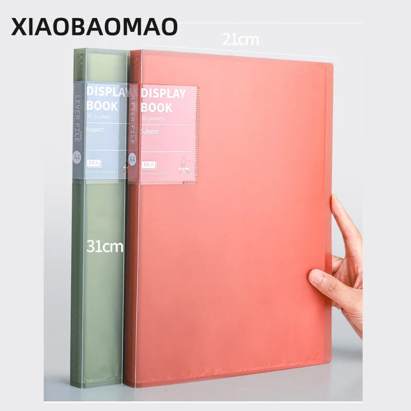 Najtaniej 30 40 60 80 Stron A4 Rozmiar Partytura Fortepianowa Arkusz Neseser Na Dokumenty Przechowywanie Organizator PP Frosted Folder