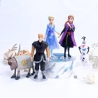 Экшн-фигурки из ПВХ Холодное сердце Disney, 2 Снежная королева, Эльза, Анна, Олаф Кристоф, куклы-свены, игрушки для детей, подарок для детей, 56 шт.