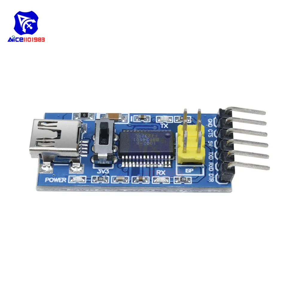 Материнская плата diymore FTDI FT232RL FT232 USB в TTL последовательный адаптер
