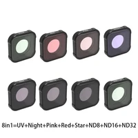 for gopro hero 10 filter cpl mcuv nd 8 16 32 red lens filters night start lens for gopro hero 9 black hero10 camera accessories