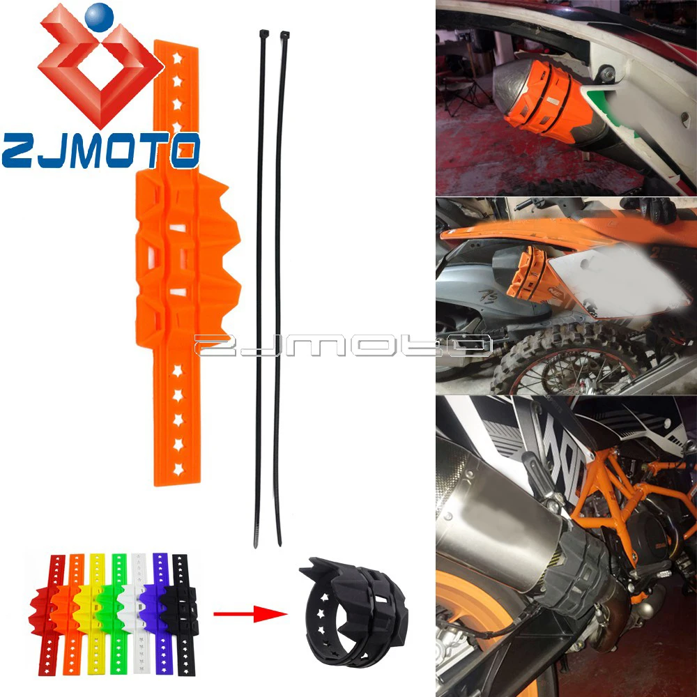85-530cc защита на глушитель выхлопной трубы мотоцикла для Honda Yamaha Kawsasaki Suzuki Beta