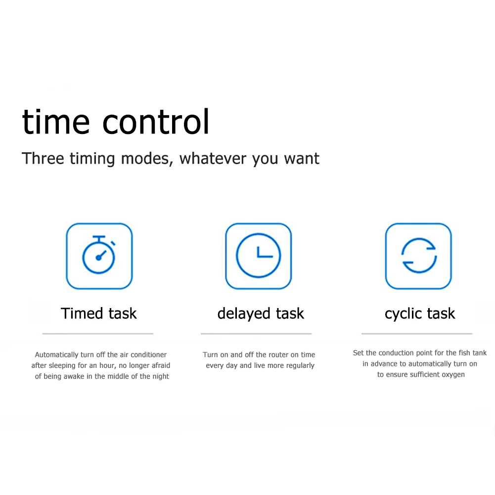 

Smart Plug WiFi Socket EU 16A Power Control Timing Function Tuya SmartLife APP Control Works With Alexa Google Assistant