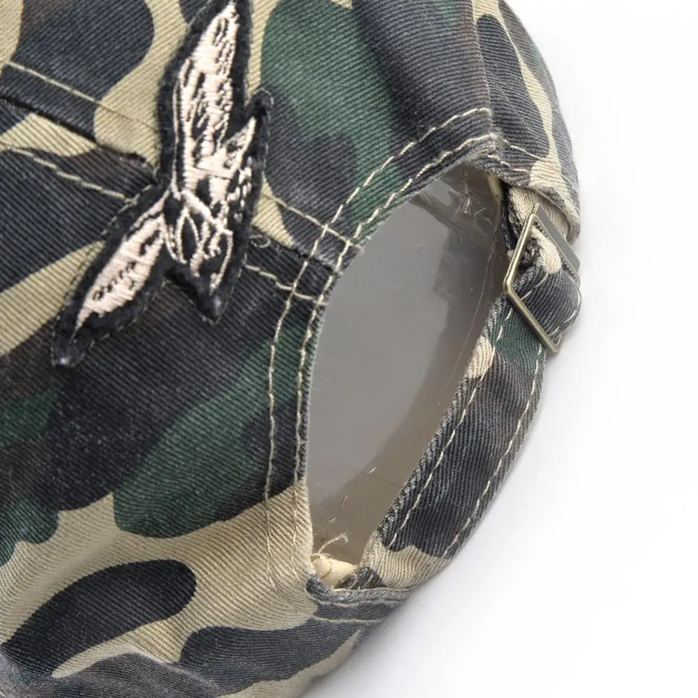 Бейсболка с камуфляжным рисунком вышивкой буквы USA папа шляпа мужская уличная