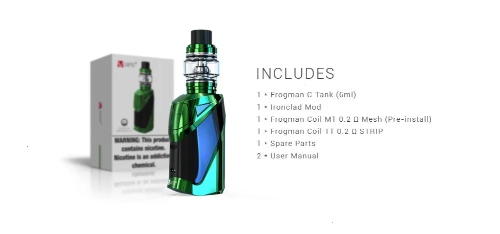 Подарок 5 шт катушек! VAPTIO супер летучая мышь 220 Вт Vape набор электронных сигарет 220 Вт коробка мод 2,0/5,0 мл бак Vape мод без батареи
