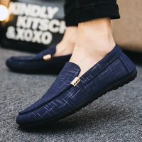 mazefeng 2021 new summer man breathable stitching style casual shoes adults fashion lazy loafers men driving shoes slip on
