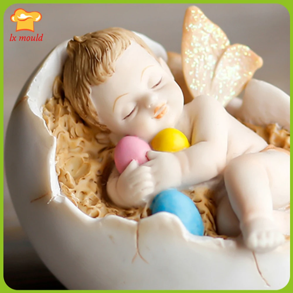 3D колыбель в виде яиц Детская подставка украшение сделай сам силиконовая форма