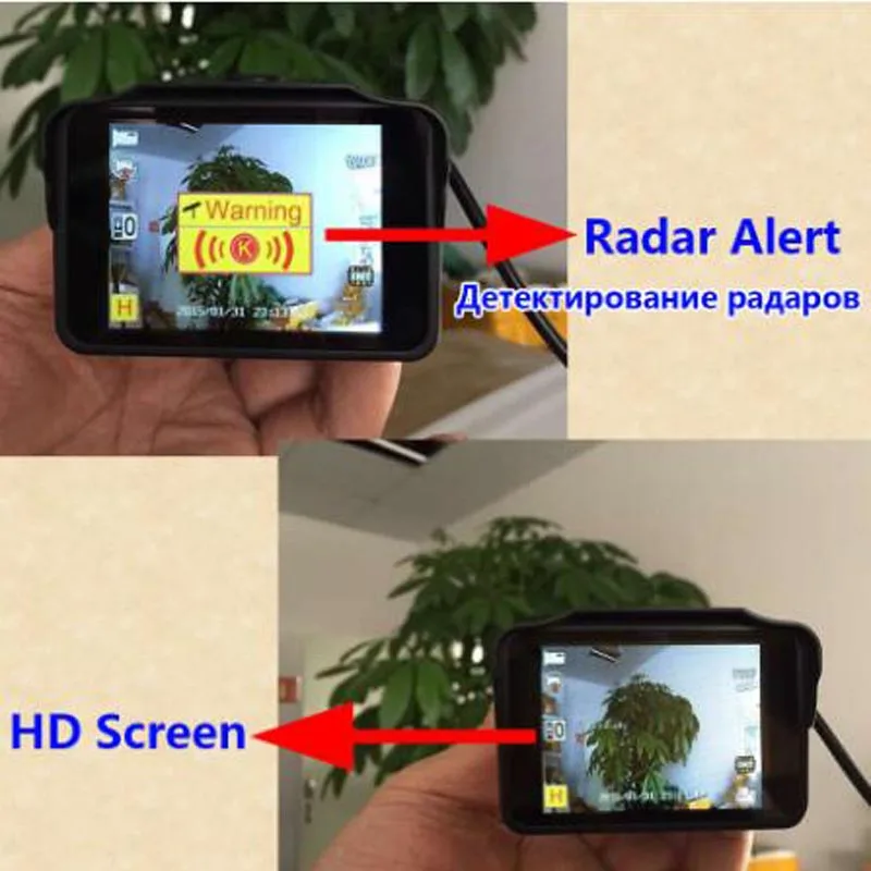 Видеорегистратор с антирадаром H588 смарт детектор радара автомобильный