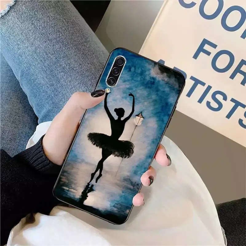 

Ballerina Dance Ballet Girl Phone Case For Samsung galaxy S 9 10 20 A 10 21 30 31 40 50 51 71 s note 20 j 4 2018 plus