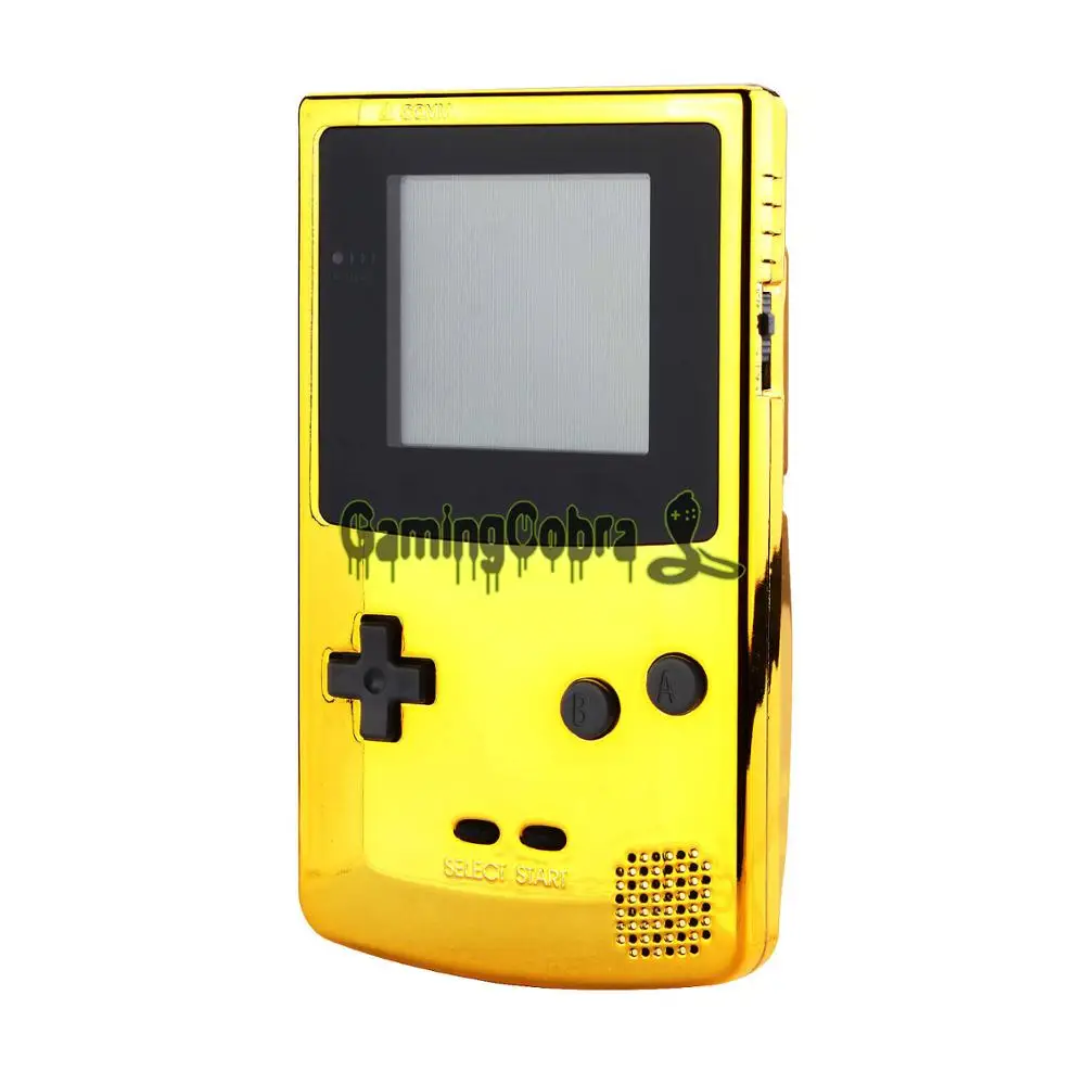 Хромированный Золотой GBC сменный корпус с полным корпусом кнопками Набор