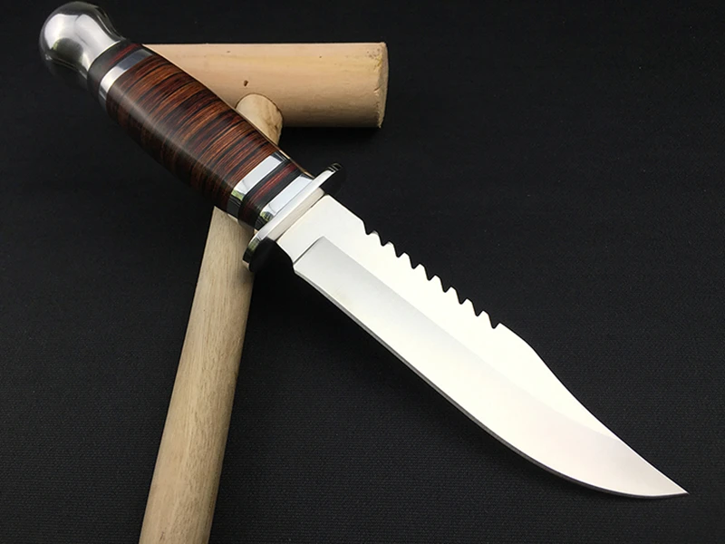 Прямой нож из нержавеющей стали тактический охотничий Клинок для выживания на