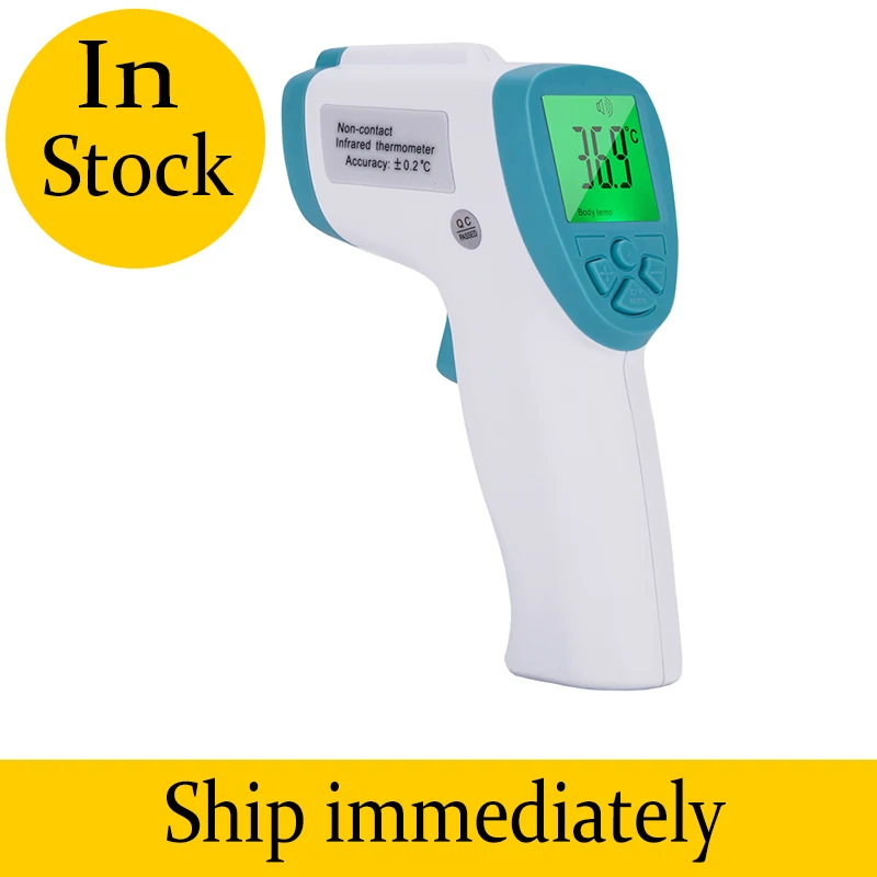 

Smart Infrared Digital Temperature Thermometer Gun for Infants Forehead Body Thermometer Baby Adult Hygrometer Thermometer Gun