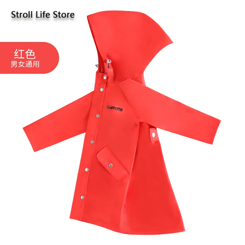 Водонепроницаемый милый длинный дождевик детская желтая и розовая дождевая