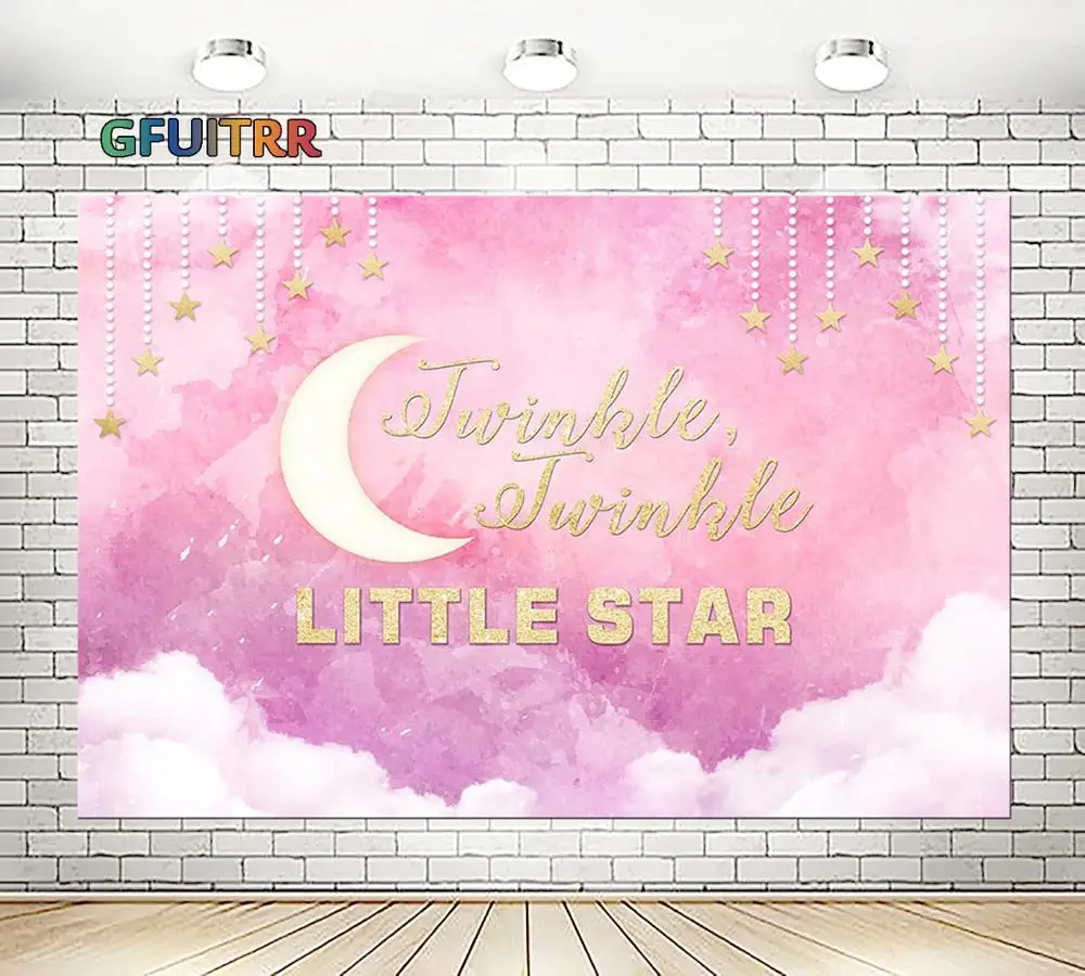 GFUITRR Мерцающая звезда фон для фотосъемки Детский День Рождения фотография Фон