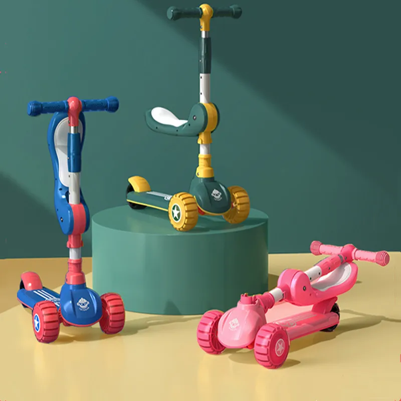 

CX Children's Scooter Three-in-One Sitting and Riding Luge
