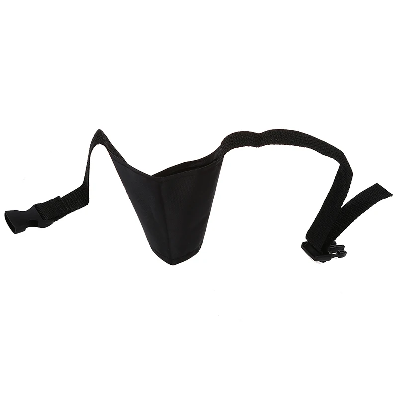 Намордник регулируемый нейлоновый черный для дрессировки собак 8 см размер 3 | Дом