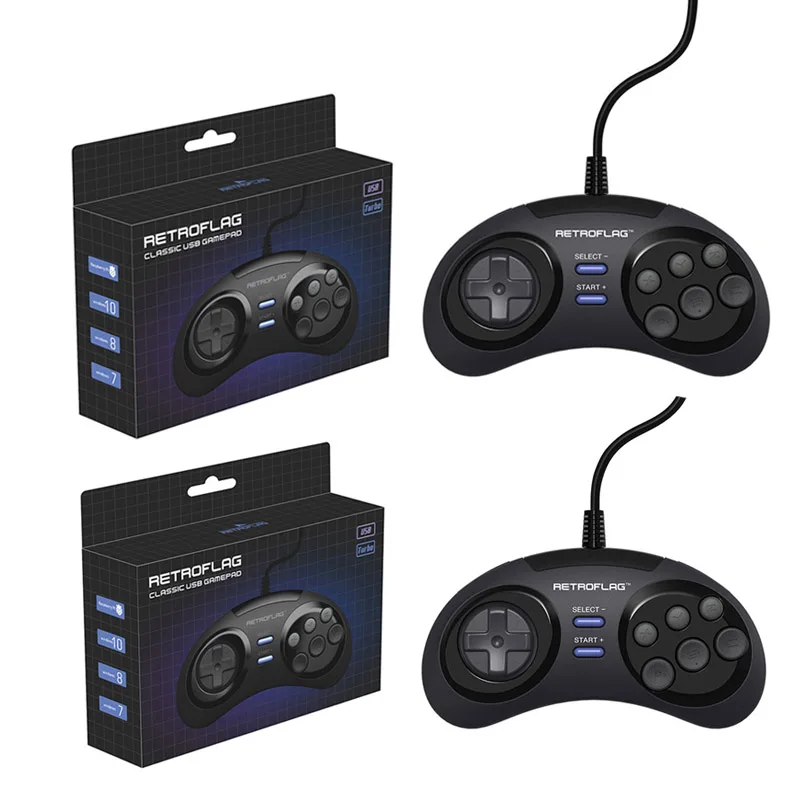 

NEW 1 Or 2PCS Retroflag Wired USB Game Controller Gamepad Joypad for Rasbperry Pi /Switch Windows Game Control