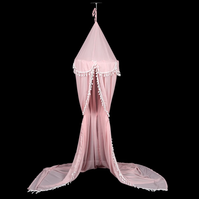 Круглый купол для кровати шифоновая москитная сетка помещений игры на открытом