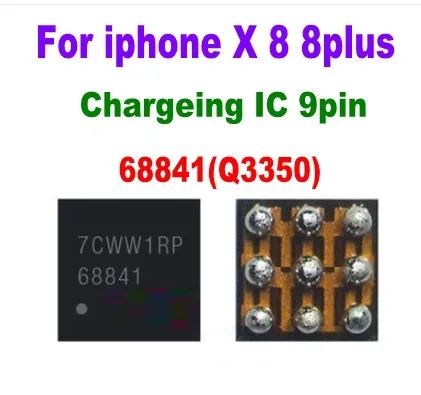 Новинка CSD68841W для iphone X 8 8p plus 68841 9pin Q3350 USB зарядное устройство Ic чип|Шлейфы