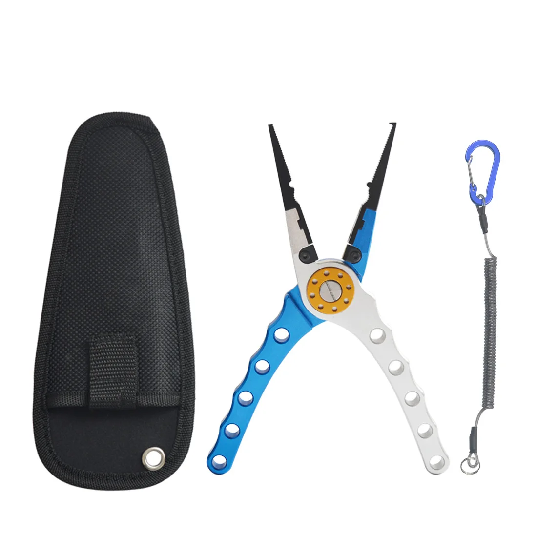 

Fishing Pliers Fishing Tools Line Cutter Multifunctional Knot Aluminum Alloy Scissors Hook Remover 150g 20CM Fishing Equipment