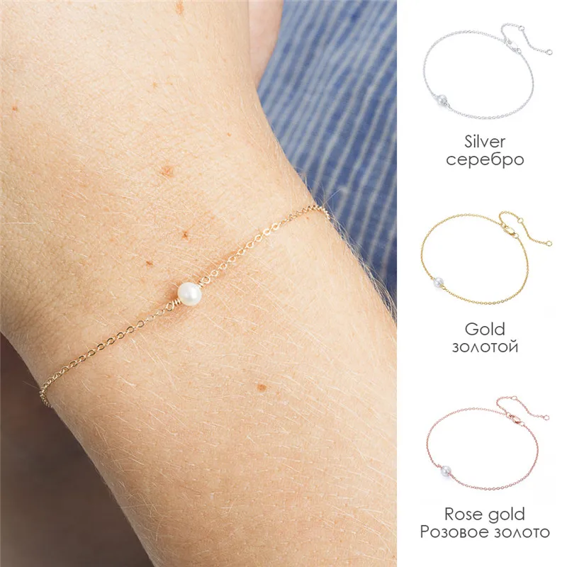 Женские браслеты из чистого серебра 925 пробы регулируемые с пресноводным