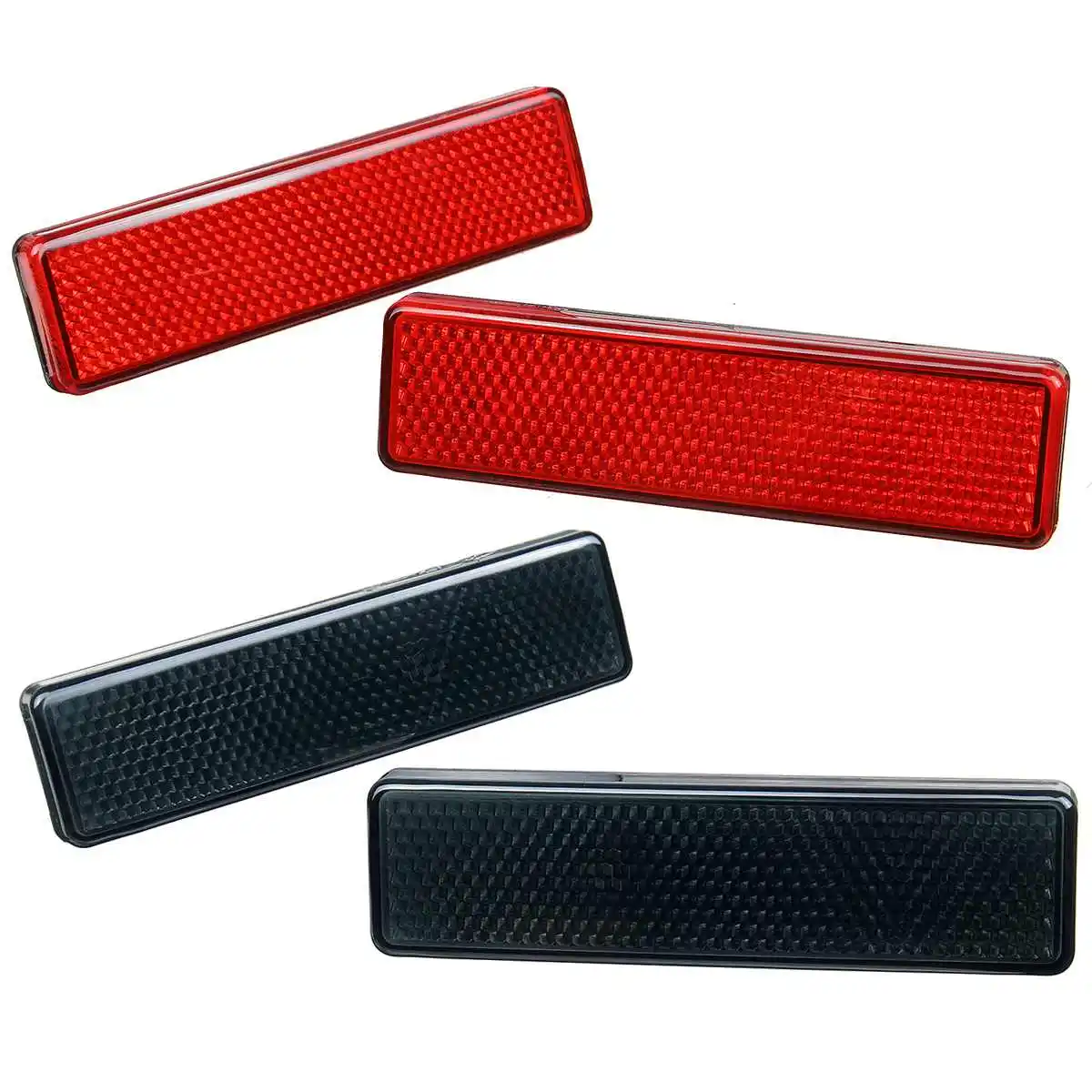 Автомобильный отражатель заднего бампера черные/красные линзы для Vauxhall/Opel Vivaro