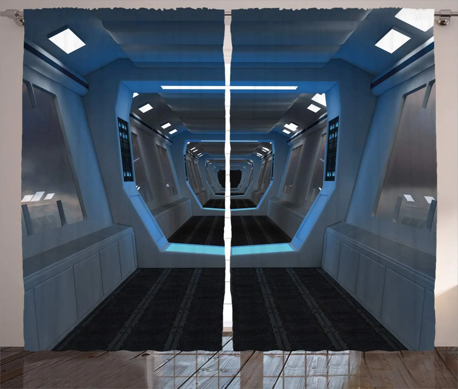 Занавески на окна в космосе космос Роботы и андроиды мир Звездная пыль зрение