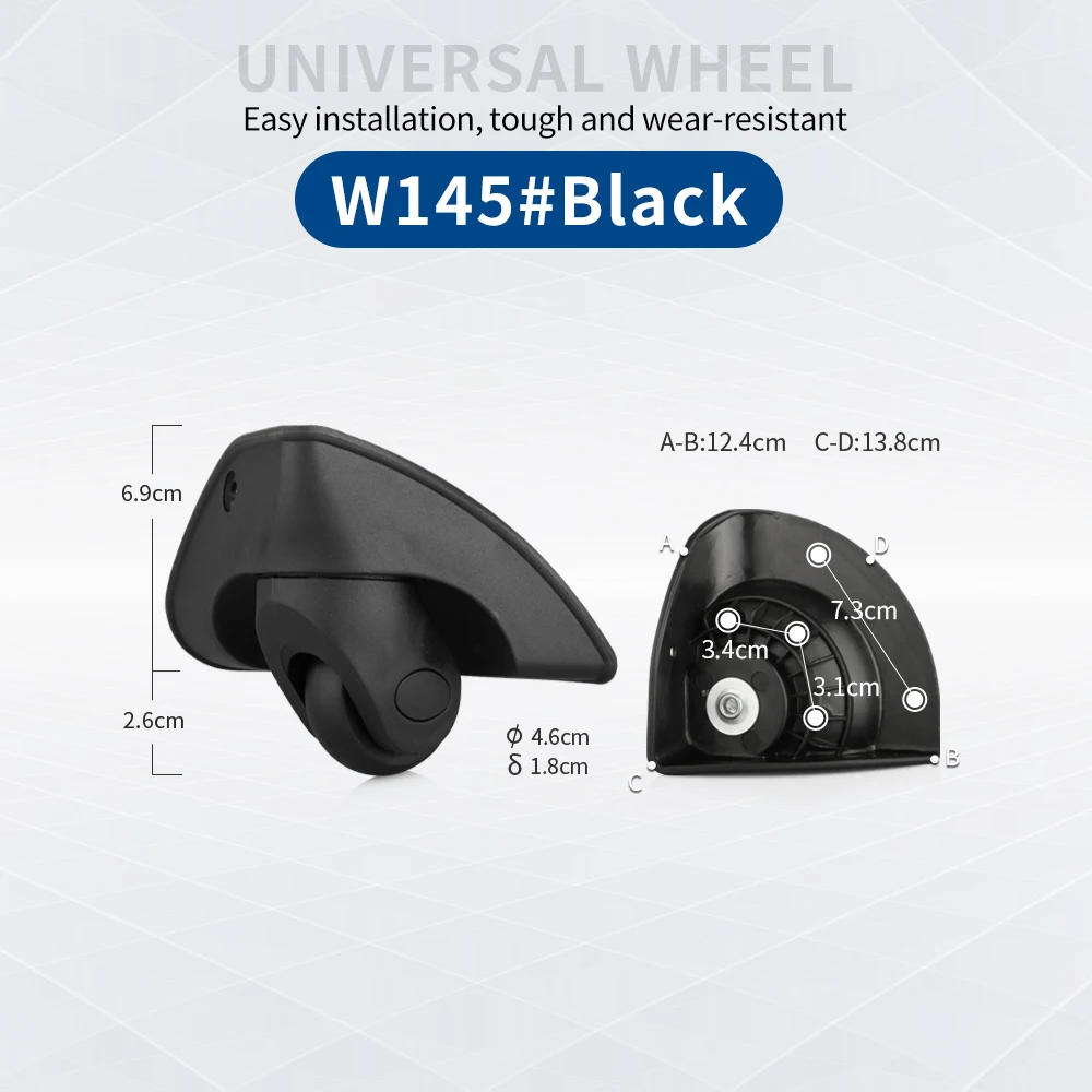 TANGYIPIN W145 Trolley case wheel suitcase bag luggage replacement accessories universal wheels repair durable silent casters