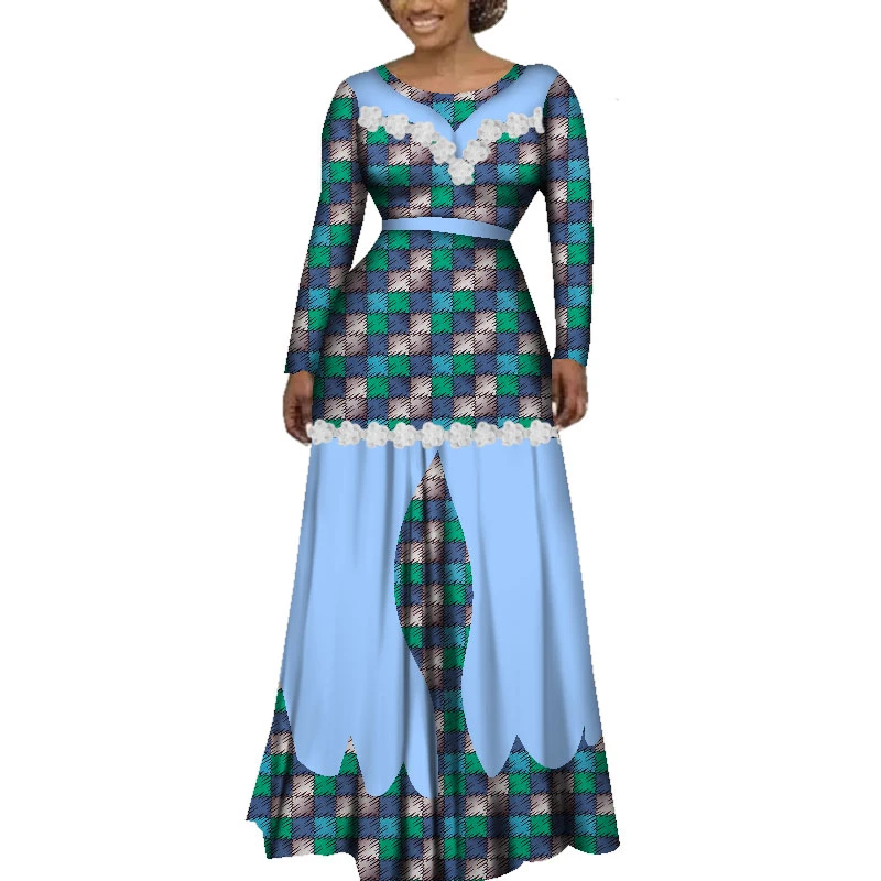 Женское длинное платье с цветочной аппликацией Bazin Riche вечерние платья в