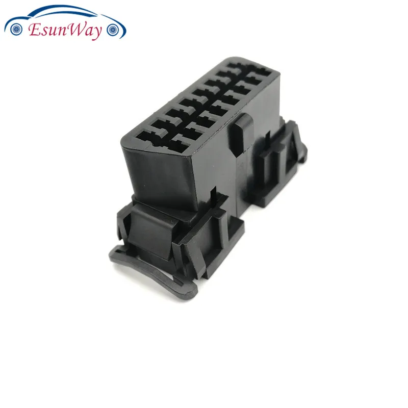 16Pin obd2 разъем OBD2 OBD 2 Женский угловой гнездо для провода &quotМама&quot obd ii адаптер