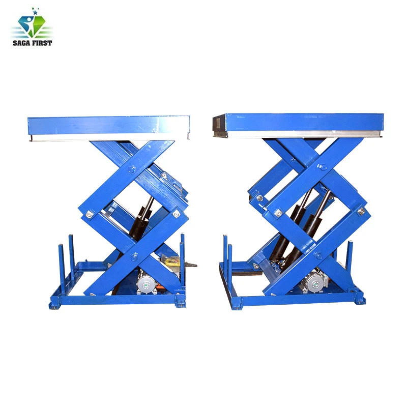 

Гидравлический двойной ножничный подъемник грузоподъемностью 1 тонна, 2 тонны, 4 тонны