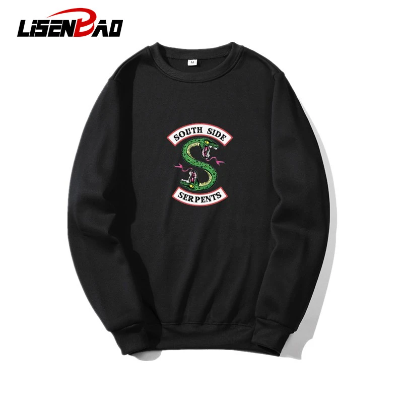 

Новинка 2020, модная Осенняя толстовка с двумя головками и змеиным принтом, Женская Повседневная Толстовка в стиле Харадзюку, флисовая толсто...