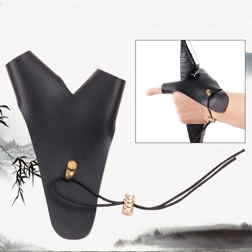 

Archery Hand Guard Protector Shooting Finger Cover Arrow Accessory