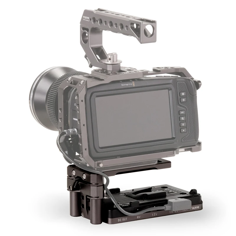 Tilta TA-BSP-V-G V-Mount батарея плита основание для BlackMagic Pocket BMPCC 6K 4K камеры