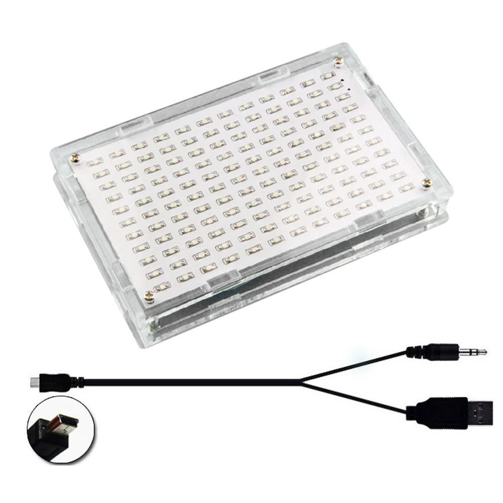 СВЕТОДИОДНЫЙ цветной дисплей музыкального спектра электронные детали для