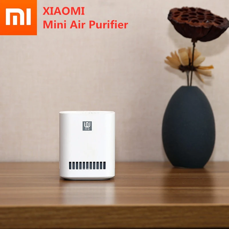 XIAOMI Mini очиститель воздуха Очищает формальдегид фотокатализатор без расходных материалов usb зарядка беспроводной подходит для автомобилей и дома