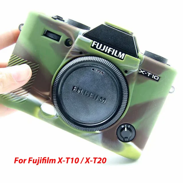 Силиконовый резиновый чехол для камеры корпуса Fuji Fujifilm XT3 XT-3 XT10 XT20 | Электроника