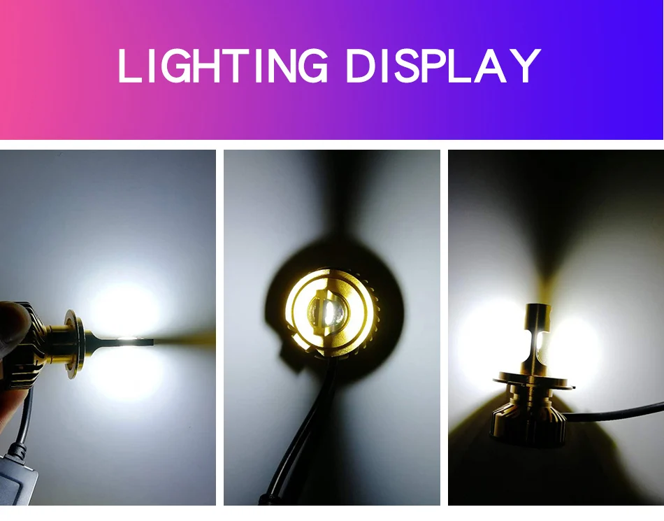 Бэдж светодиодный налобный фонарь H11 H4 светодиодный H7 светодиодный 12V 9000LM 4300 К 6000 8000 5000 ксеноновая лампа H1 9005 HB3 9006 HB4 H8 H9 светодиодный лампы для передних фар