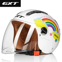 gxt children open face motorcycle helmet kids motocross motor helmet comfortable protective safety helmets moto protection gear