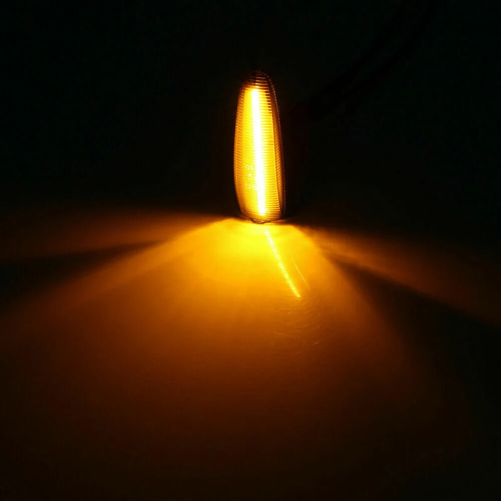 

1 Pair Turn Signal Light LED Waterproof Side Marker Plastic Replacement Car Auto