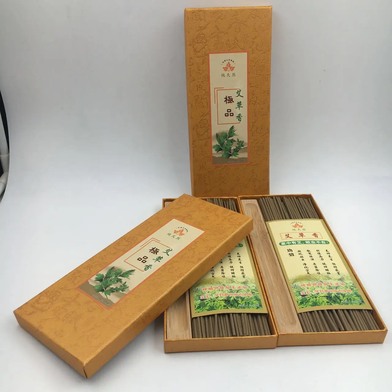 120 палочек/коробок Дымчатая музорная нить ванильный натуральный музорит для