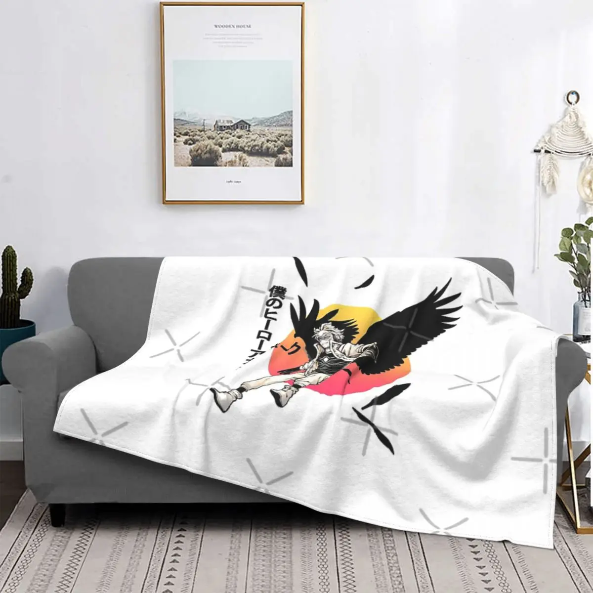 

Hawks Bird Boy-colcha a cuadros para cama, manta double a cuadros para sofra, 150