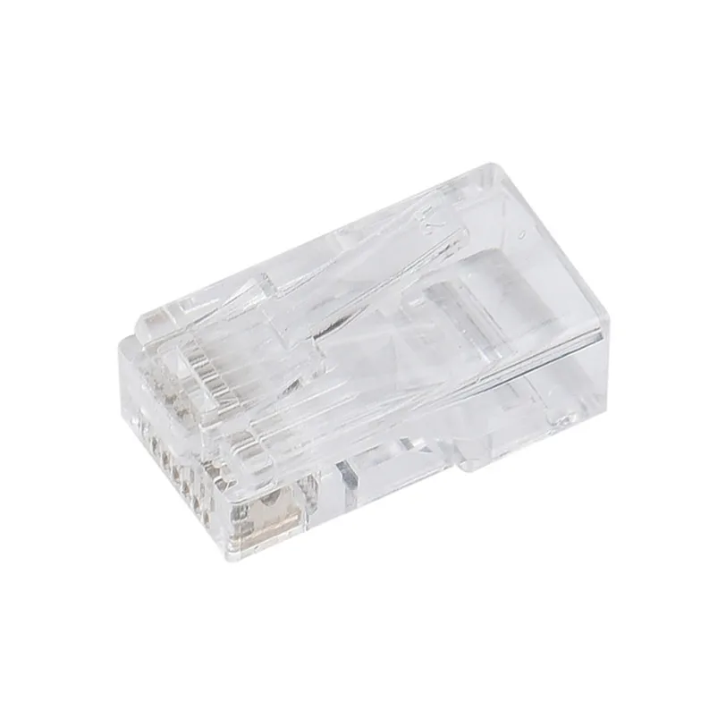 10 шт. Cat5 Cat5e сетевой разъем rj45 металлический Кабель модульный терминалы