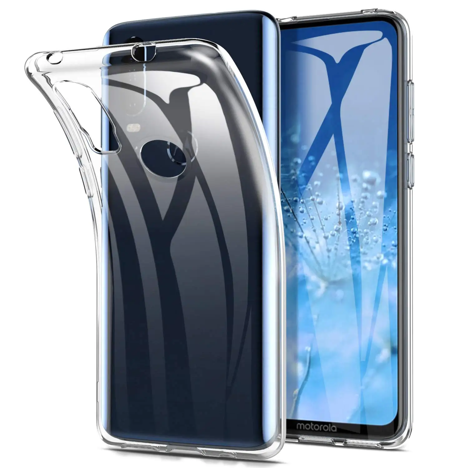 Ультратонкий Прозрачный мягкий ТПУ защитный чехол для Motorola Moto One Action Zoom телефона