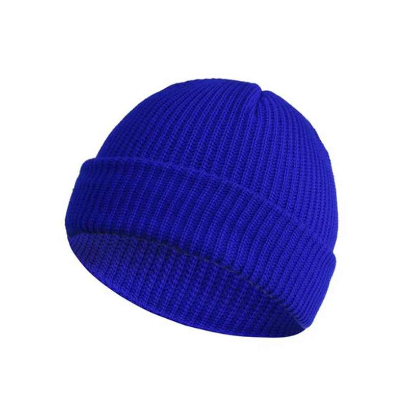 Winter Knit Mens Hat Skullcap Men 