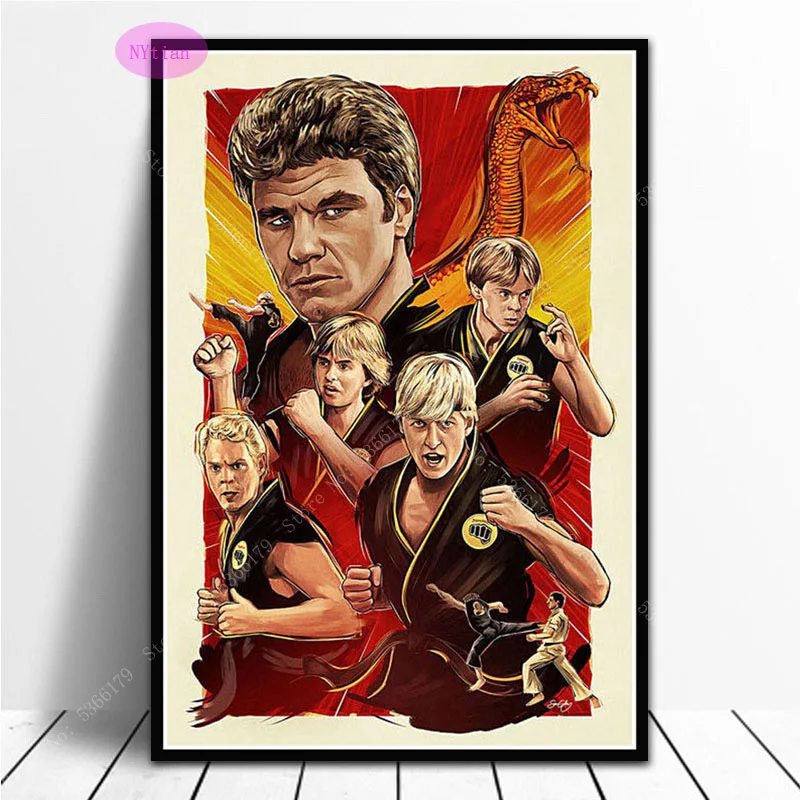 NT1100 Горячая Кобра Кай ТВ сериал шоу Кунг Фу Подарочный постер печать украшение на