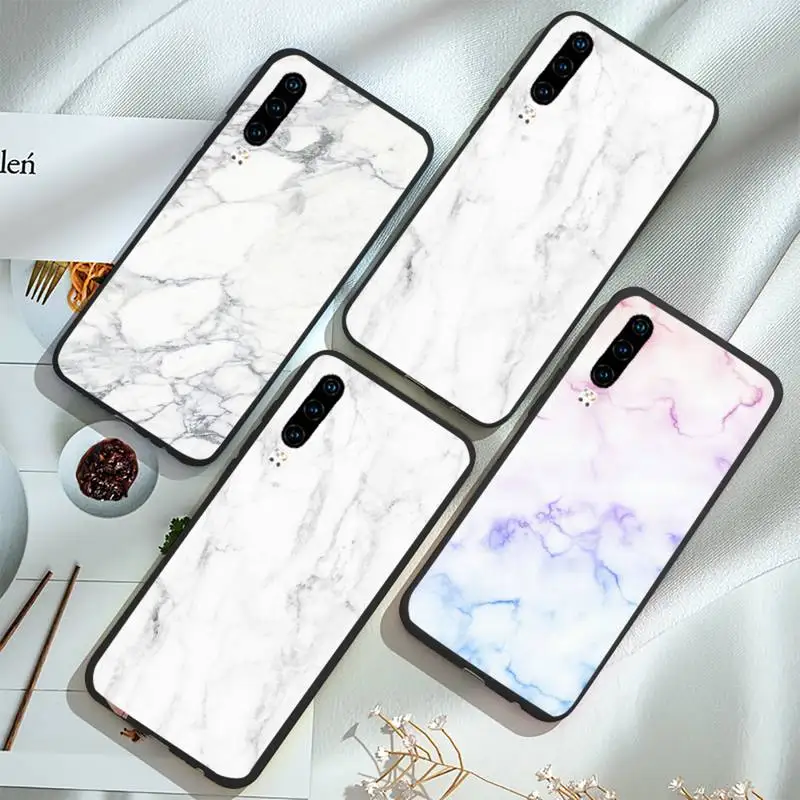 

Marble Phone Case For Huawei P20 P30 P40 lite Pro P Smart 2019 Mate 10 20 Lite Pro Nova 5t